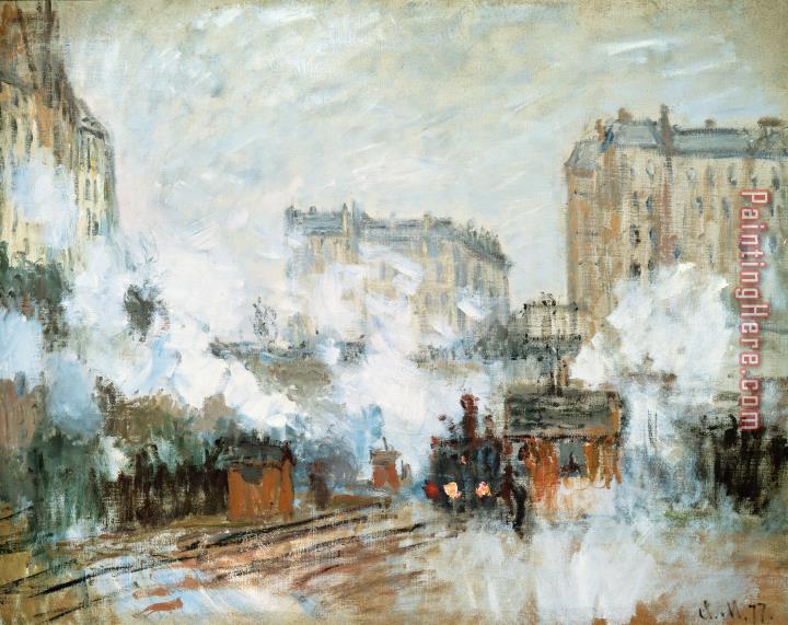 Claude Monet Arrival of a Train
